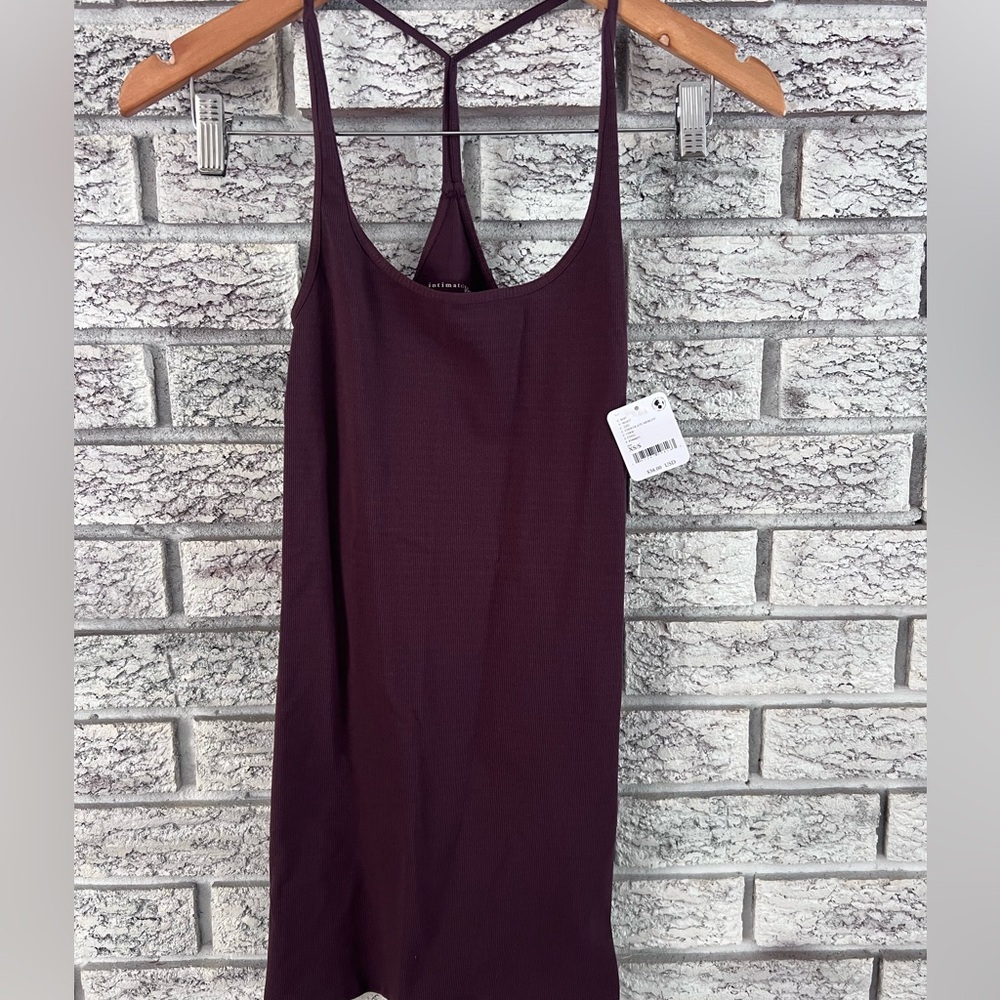 Intimately by Free People chocolate merlot tank